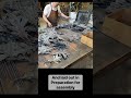 Separating leaves to go into our oak leaf driveway gates. #drivewaygates #forgedstainless #oakleaves