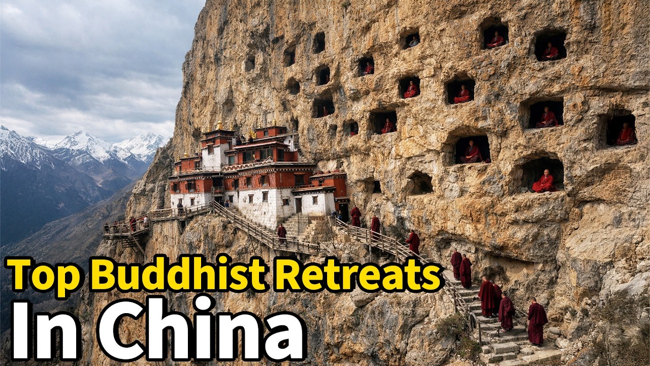 10 таинственных монастырей! 20 000 монахинь, №1 на скале 4800м - необитаем 2500 лет