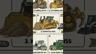 These Bulldozers Are INSANELY Powerful 🗿 #machinery #caterpillar #shorts