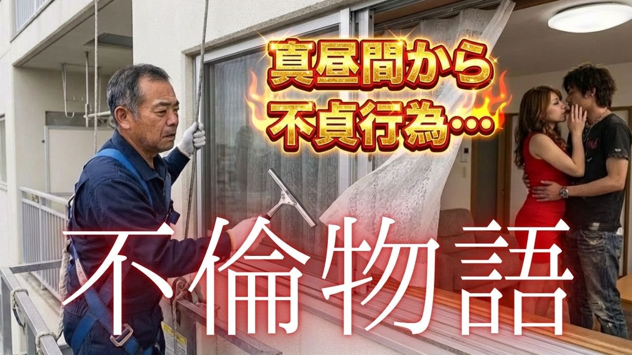 【不倫・修羅場】窓から見えた衝撃の不倫現場。清掃員が裏切られた夫と共に復讐。『清掃員の正義』