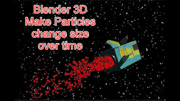 BLENDER 3D | Change Particle Size Over Lifetime