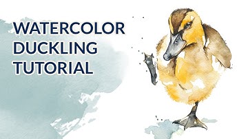 Watercolor Duckling Tutorial - Real Time and beginner-friendly