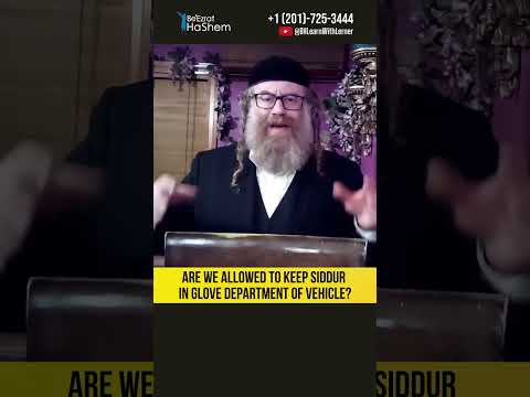 Are We Permitted to Keep Holy Books in the Car? #Torah #shorts