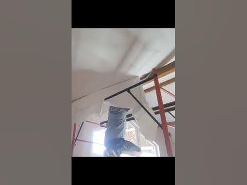 Монтаж натяжного потолка на мансардной крыши. Профиль йошка для ...