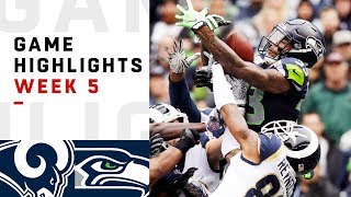 Rams vs. Seahawks Week 5 Highlights | NFL 2018