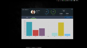 C#, VB.NET-  Athlete App With Charts | Graph , Bunifu UI