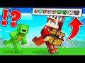 CUSTOM ARMOR Speedrunner vs Hunter in Minecraft - Maizen JJ and Mikey