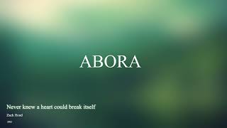 Zach Hood   Never Knew A Heart Could Break Itself 