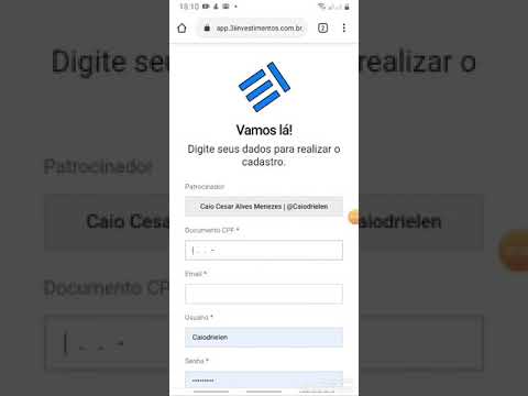 3I INVESTIMENTOS - CADASTRO - LINKS NA DESCRIÇÃO DO VÍDEO