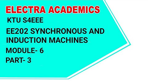 l Synchronous Induction Motor l KTU S4 EEE l