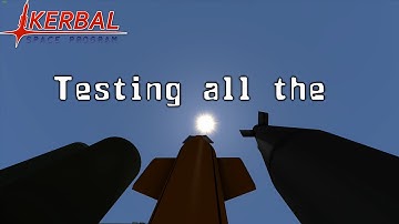 KSP - BDarmory - Testing all the addon bombs - [P.E.W/NKW]