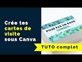 Découvre comment réaliser seul ta carte de visite dans ce tutoriel vidéo