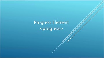 Progress Tag and Its Attributes | HTML5 | Tutorial For Beginner