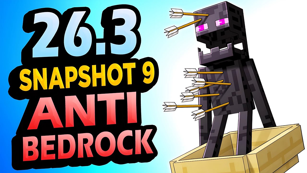 ✅ ENDERMAN NERF 👉 26.3 Snapshot 9 Minecraft