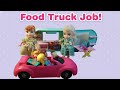 Elsia and Annia Work at a Food Truck!