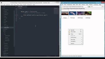 laravel 4 filesystem    File delete    images