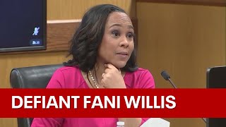 Georgia DA Fani Willis answers questions about relationship, money