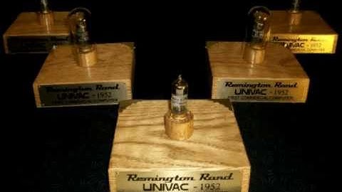 Remington Rand Univac Vacuum Tube Display or Award