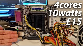 4 cores 10W £15 - Mini-ITX board with Intel Celeron J1900 (and Zorin 15.3 Lite)