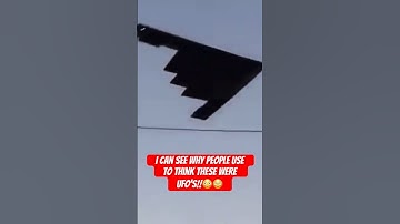 EPIC B2 Spirit flyover!  Do we have any jets that look MORE like ufo’s than this?! 😳😎🫡 #shorts