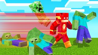 Playing As THE FLASH In MINECRAFT! screenshot 2