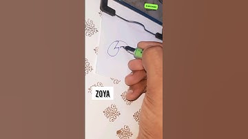ZOYA Name Signature | Z Letter Signature | #shorts #ytshorts #signature #artssignature #zoya #style