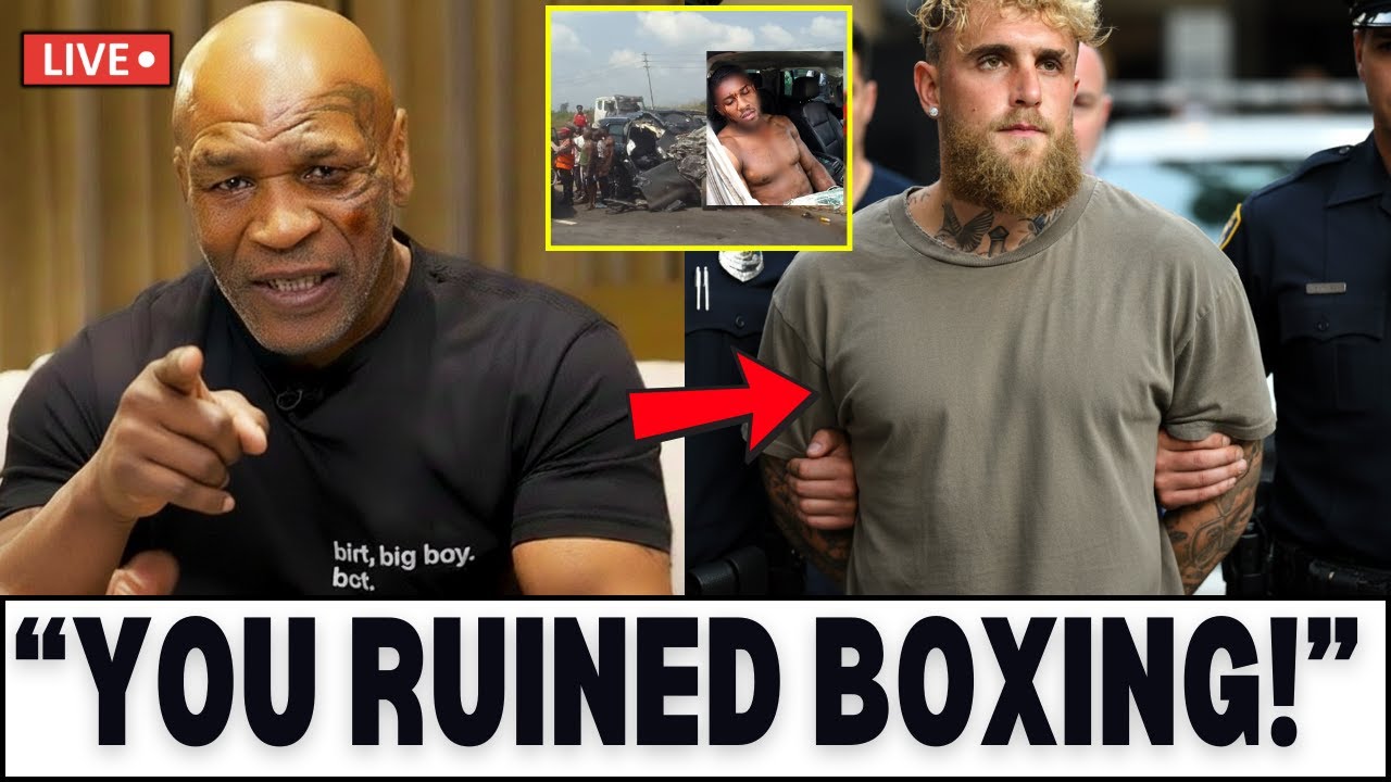 Mike Tyson BLASTS Jake Paul After Arrest for Sabotaging Joshua’s Car