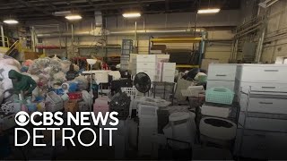 University of Michigan donates tons of items to community after spring move out