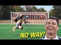 CRAZY FOOTBALL CHALLENGES vs Subscriber