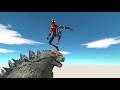 Super Heroes vs Godzilla Team Battle - Animal Revolt Battle Simulator