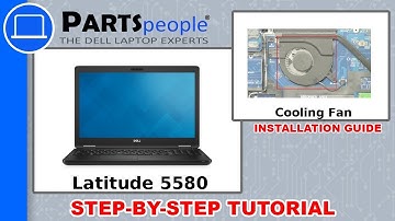 Dell Latitude 5580 (P60F001) Cooling Fan How-To Video Tutorial