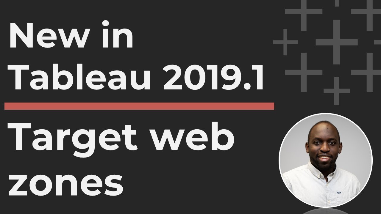 How to use target web zones in Tableau Desktop 2019.1 + - YouTube