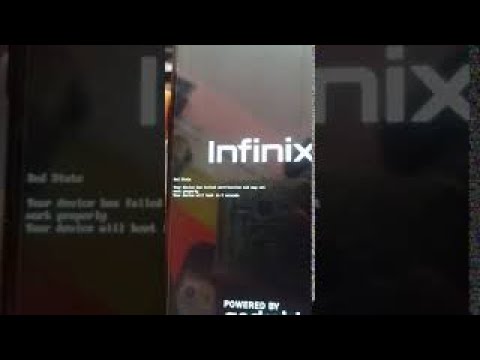 Infinix x606d firmware repair 2019 - red state error fix