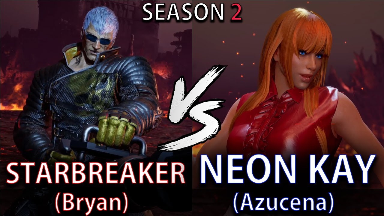 STARBREAKER (Bryan) Vs NEON KAY (Azucena) - [Season 2] [Tekken 8 ...