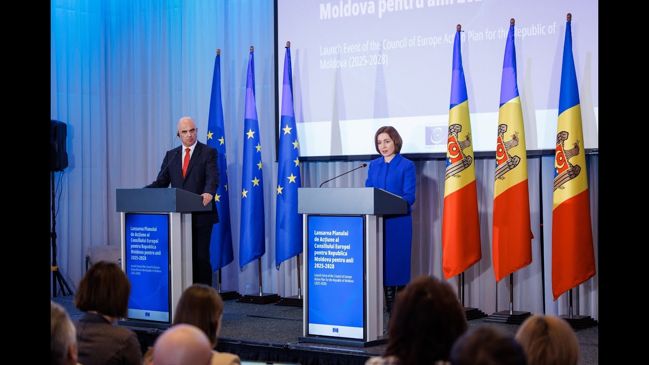 Discursul Președintei Maia Sandu la lansarea Planului de Acțiuni al Consiliului Europei 2025-2028