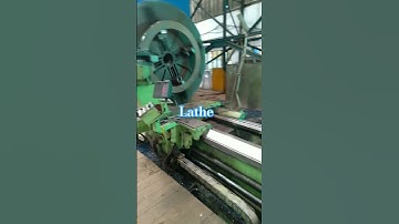 facing lathe ... making ring outer diameter..... #machine #factory