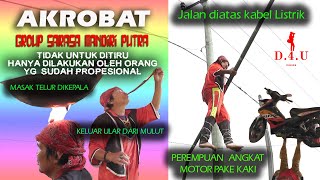 AKROBAT JALAN JALAN DI ATAS KABEL LISTRIK #SULAP #DEBUS #LAIS #AKTRASI #SARASAMANDIRIPUTRA