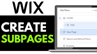 How To Create Subpages in Wix Studio 2025 (QUICK & EASY)