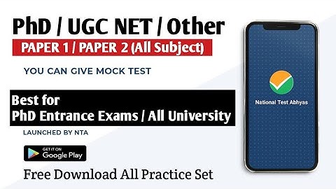UGC NET Free Mock Test | Paper 1 and Paper 2 | PhD Entrance Exam Practice Set | UGC NET 2021