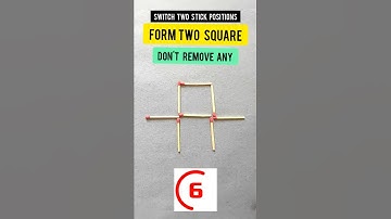 Can you solve this match stick puzzle? #shorts #tutorsd