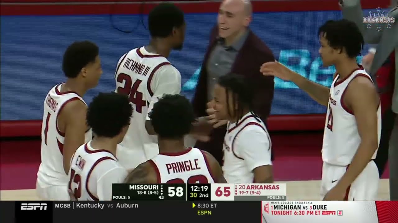 #20 Arkansas vs. Missouri 2/21/2026