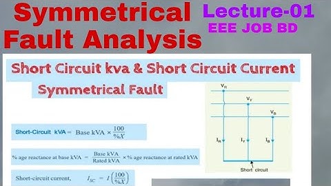 Symmetrical Fault Calculation || EEE Job Preparation || L-L-L Fault || L-L-L-G Fault || Part-1 ||