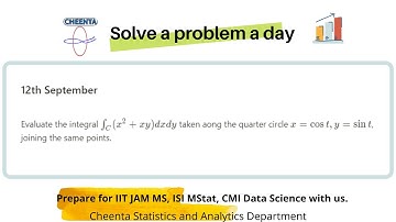 12th September, 2021 | Solve a Problem a Day | IIT JAM MS, ISI MStat, CMI Data Science Preparation