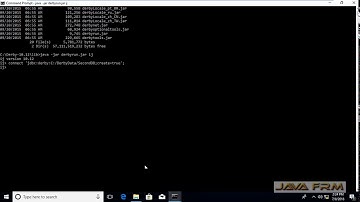 Apache Derby 10.12 Installation on Windows 10 using Oracle JDK 7