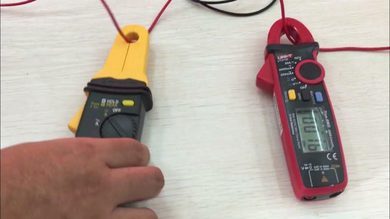 How to calibrate the mA current of clamp meters with a process