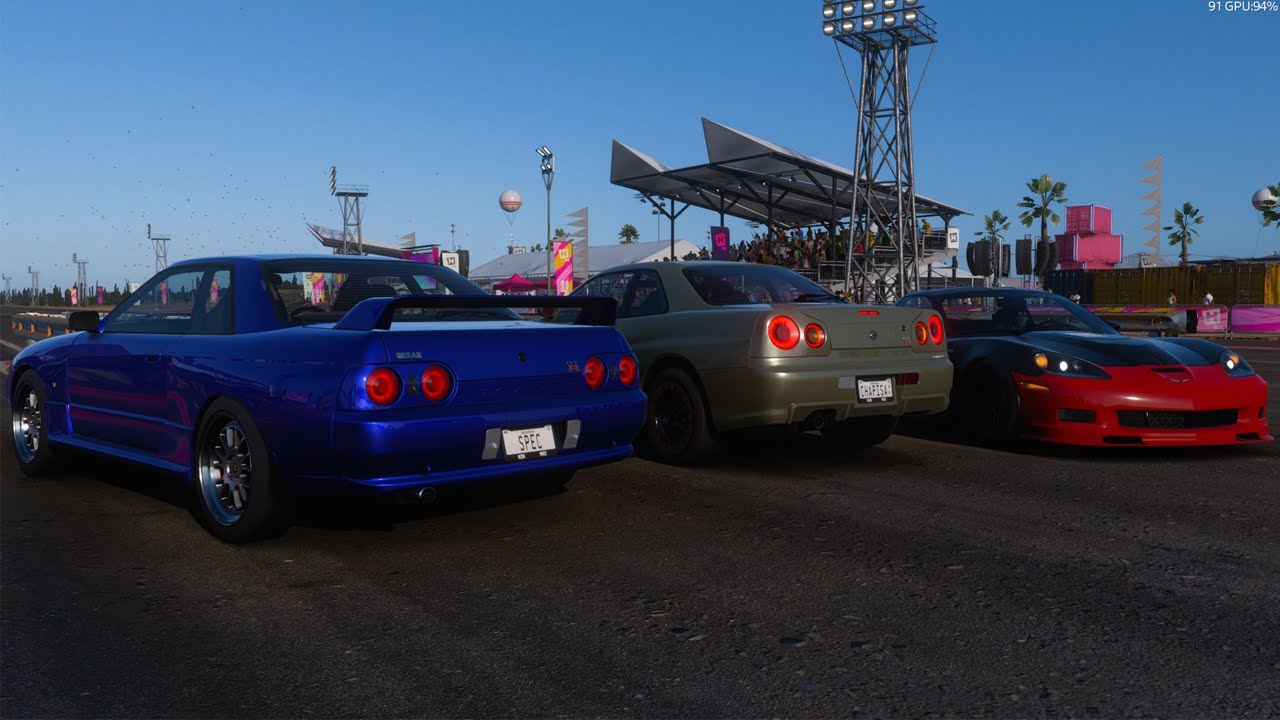 Forza Horizon 5 819HP R32 GTR HWY Pulls & Drag Strip Racing (Digs/Rolls) w/ FK8, R34