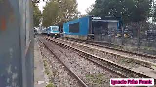 CSR Mitsubishi M25 Entrando y Saliendo De La Estación Miguelete (Ferrocarril Mitre)