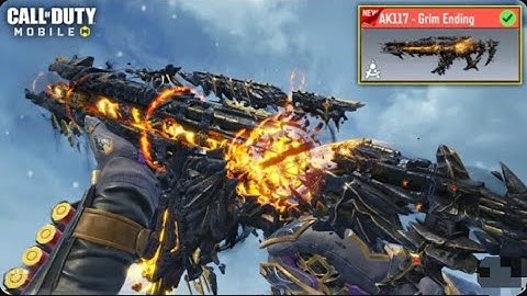 Mythic AK117 😍 - Grim Ending full Draw CODM |Grim Ending Mythic full Draw Cod Mobile | VILAIN YT