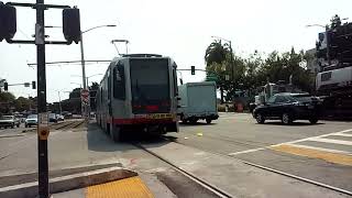 SF Muni 2-Car Breda LRV Train 1498+1422 on Route M