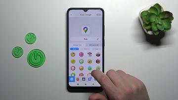 How to Change the App Icons Shape & Style on a POCO C50 - X Icon Changer App